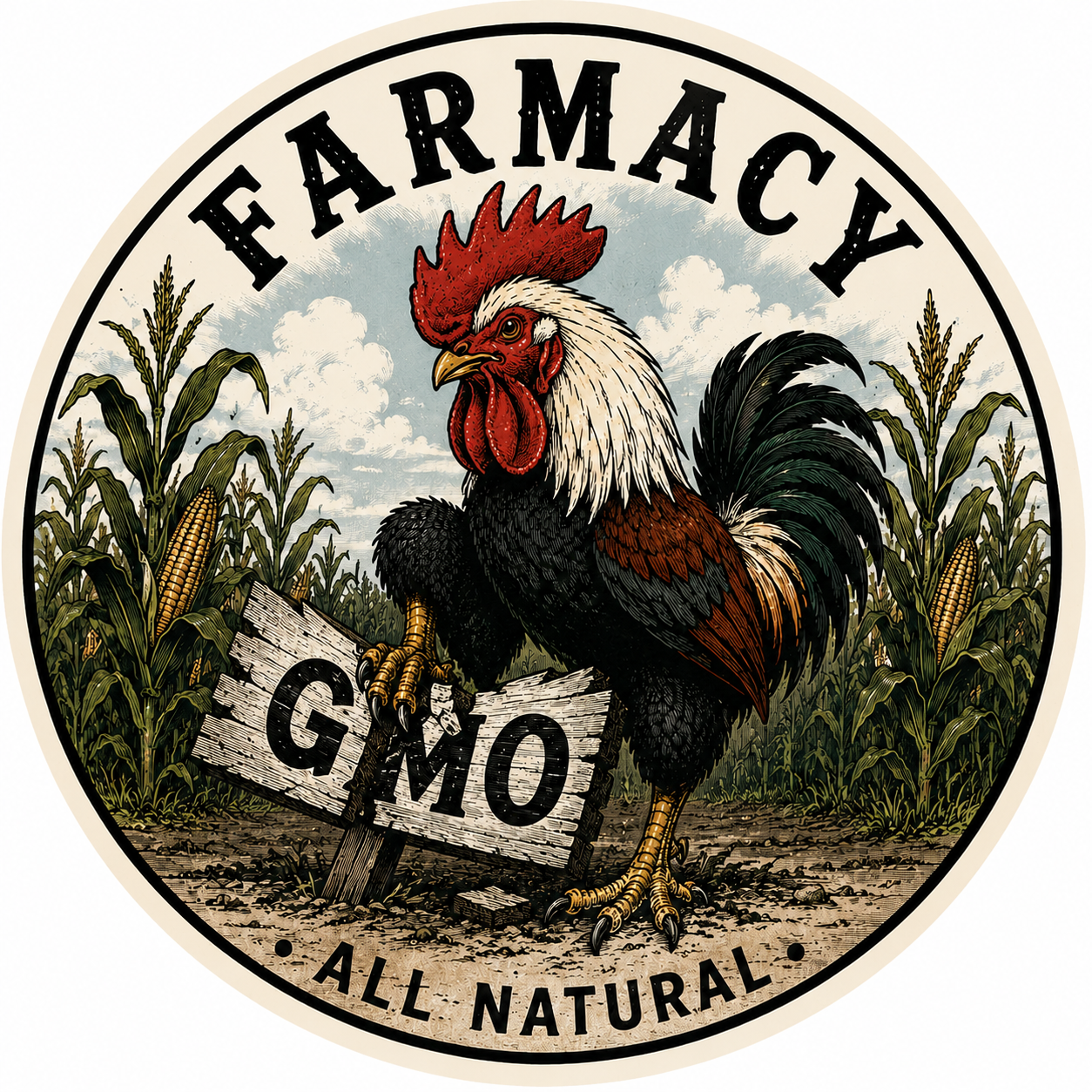 Farmacy Original Medicine™ Stickers 3"x3"